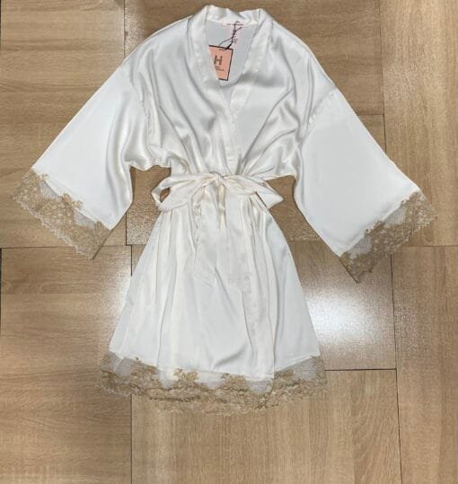 Nuisette Peignoir * Blanc casse * – Image 2