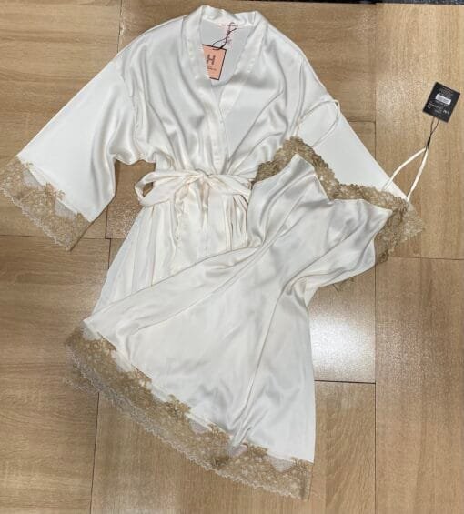 Nuisette Peignoir * Blanc casse *