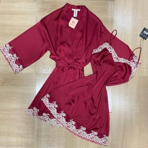 Nuisette Peignoir * Bordeaux *