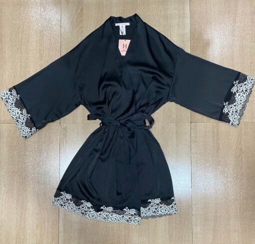 Nuisette Peignoir * Noir * – Image 3