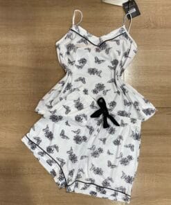 Bustier Short En Cotton °Papillons  °