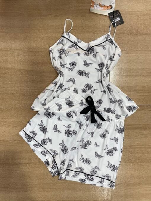 Bustier Short En Cotton °Papillons  °