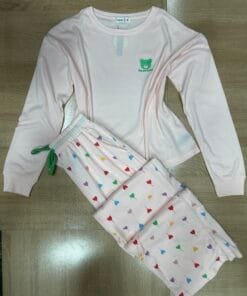 Pyjama Manche Longue " Rose "