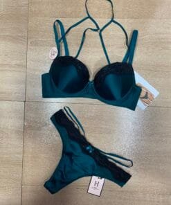 Ensemble 2 Pcs ' Vert ' en satin