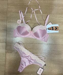 Ensemble 2 Pcs ' Rose ' en satin