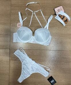 Ensemble 2 Pcs ' Blanc ' en satin