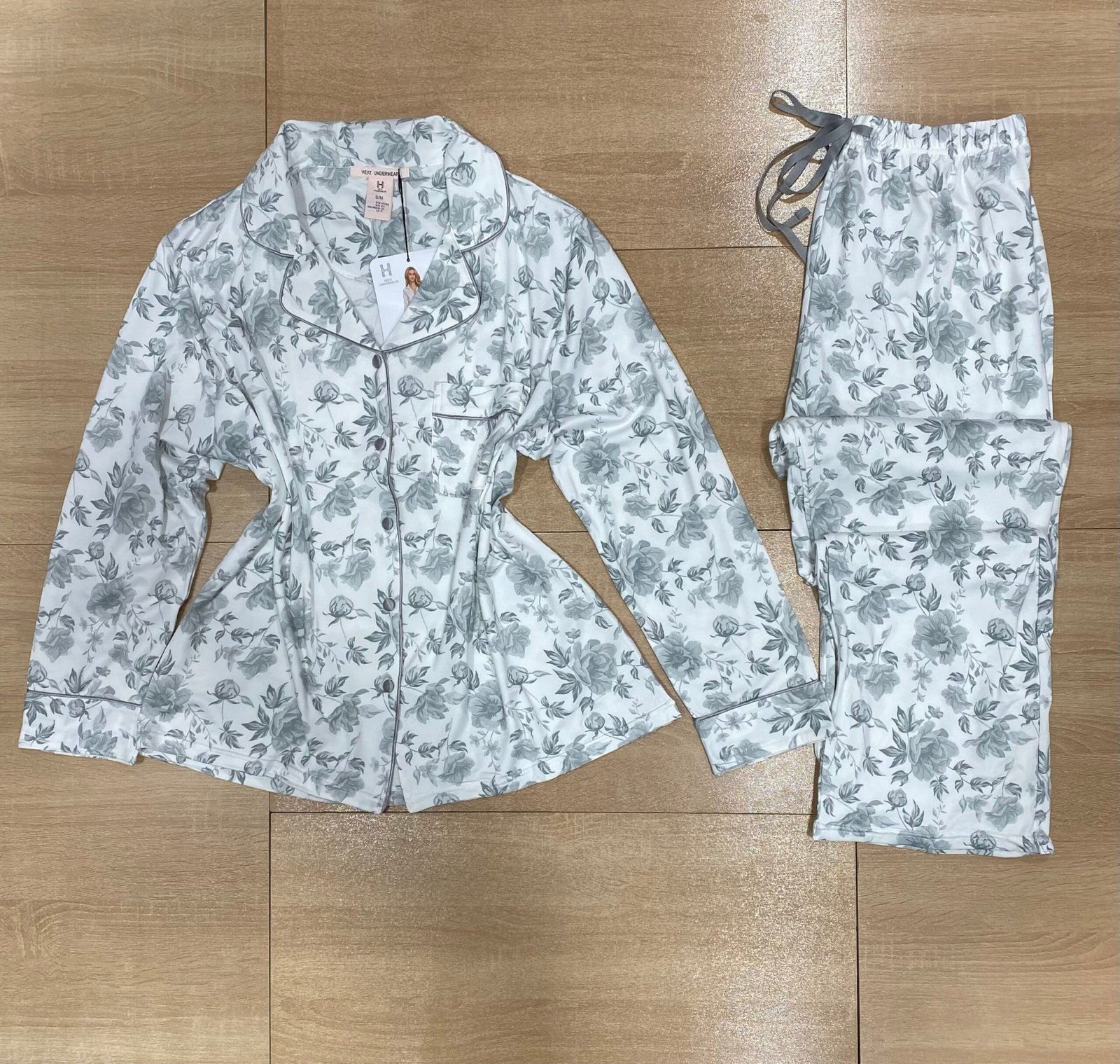 Pyjama Boutonnée ' Vert ' en cotton