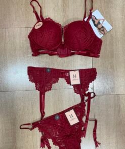 Ensemble 3 pièces ' Bordeaux '