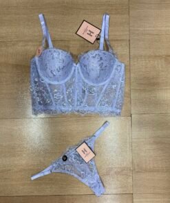 Ensemble Corset-String " Mauve "