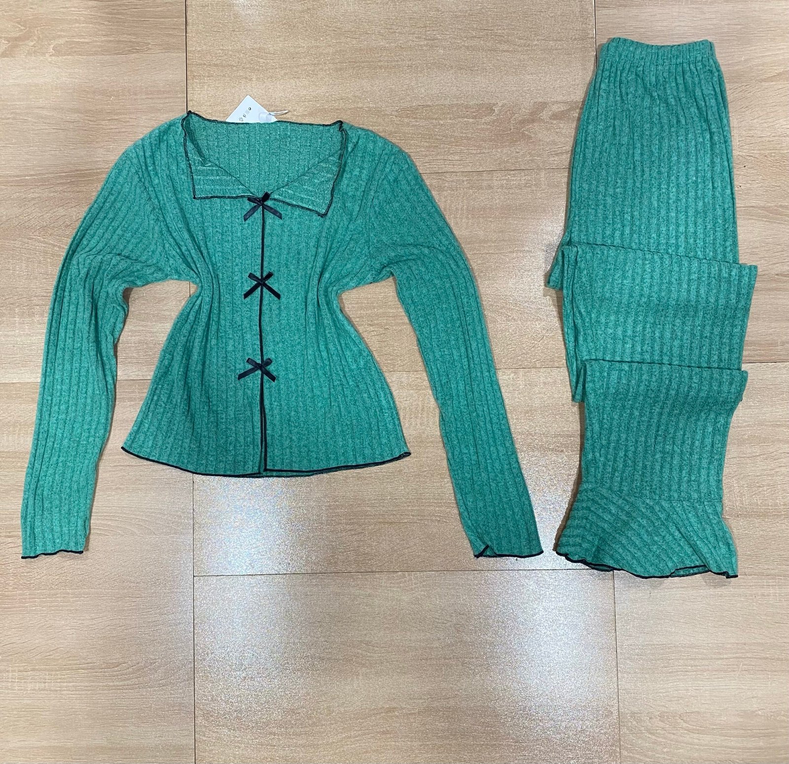 Pyjama Manche Longue ' Vert '