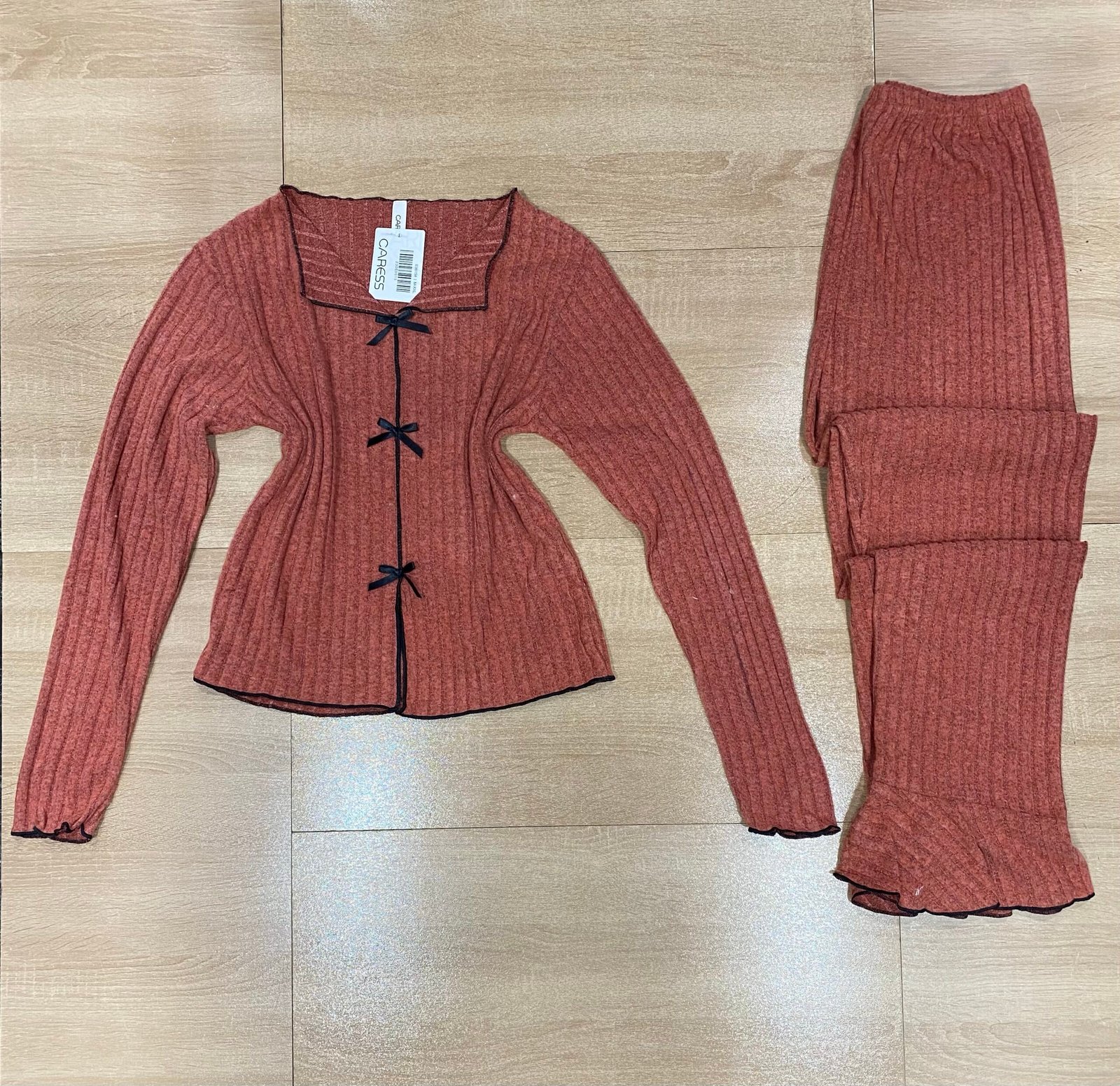 Pyjama Manche Longue ' Brique '