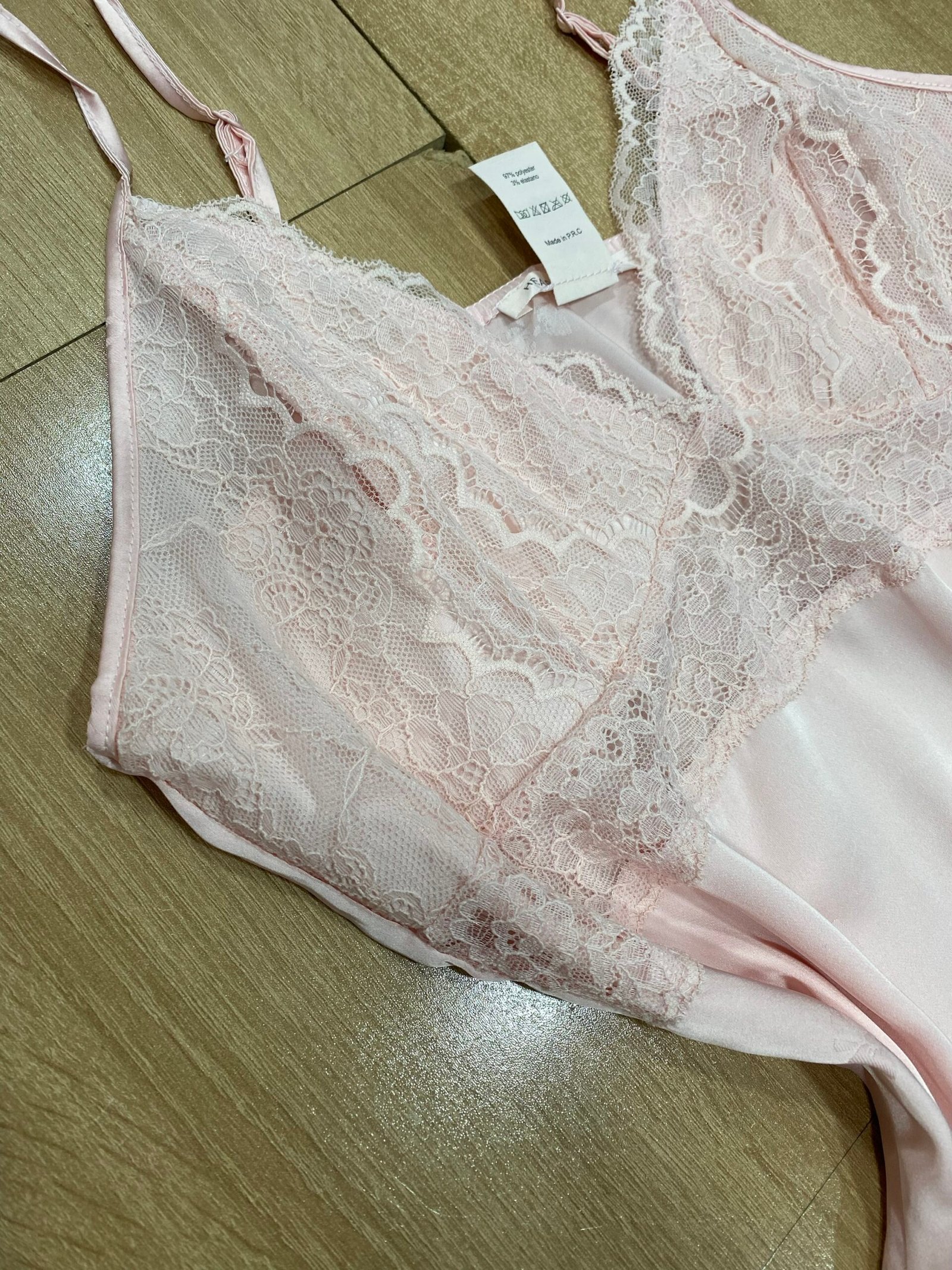 Ensemble Nuisette Peignoir ' Rose ' – Image 3
