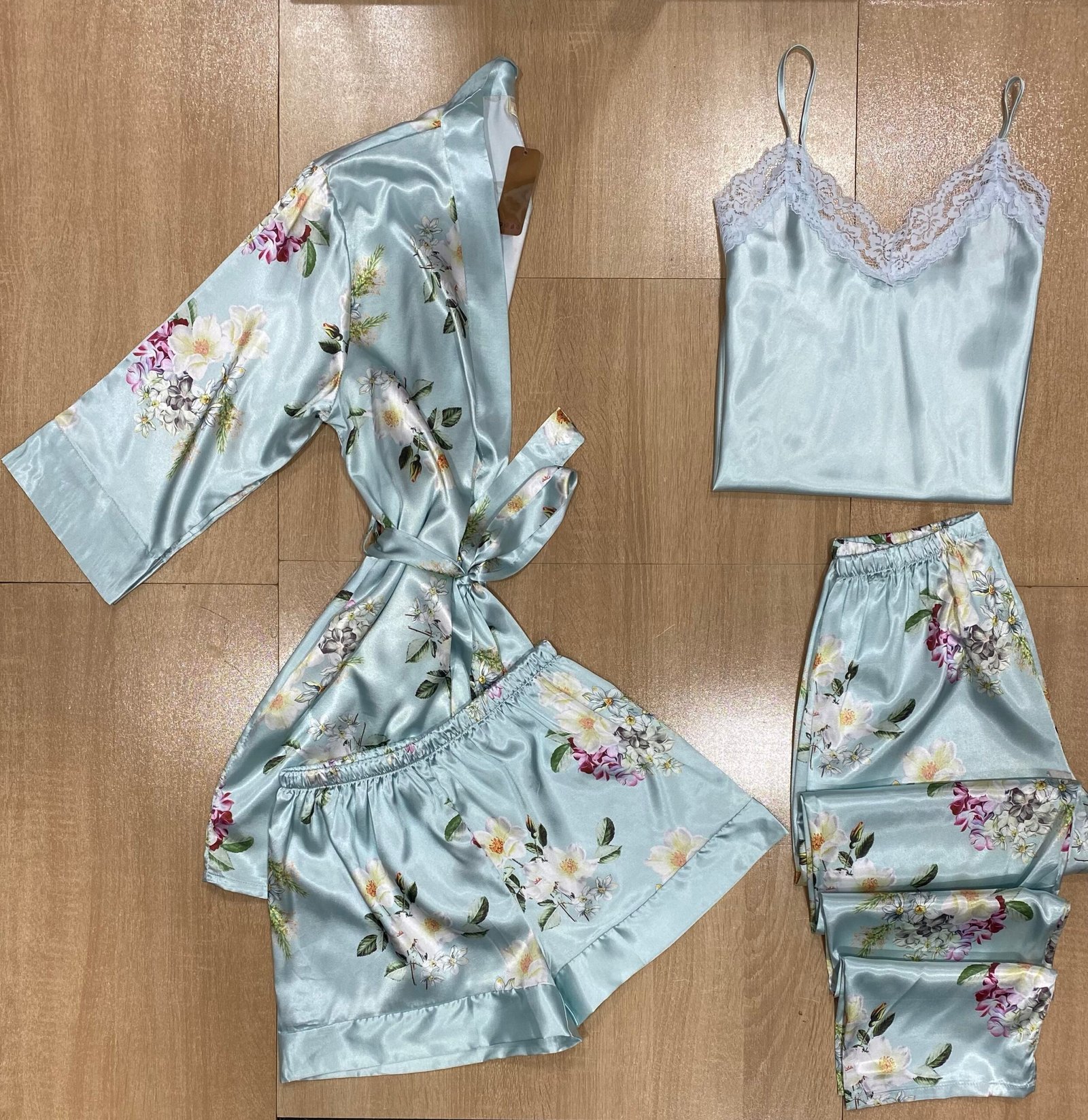 Ensemble 4 pcs ' Vert d'eau '