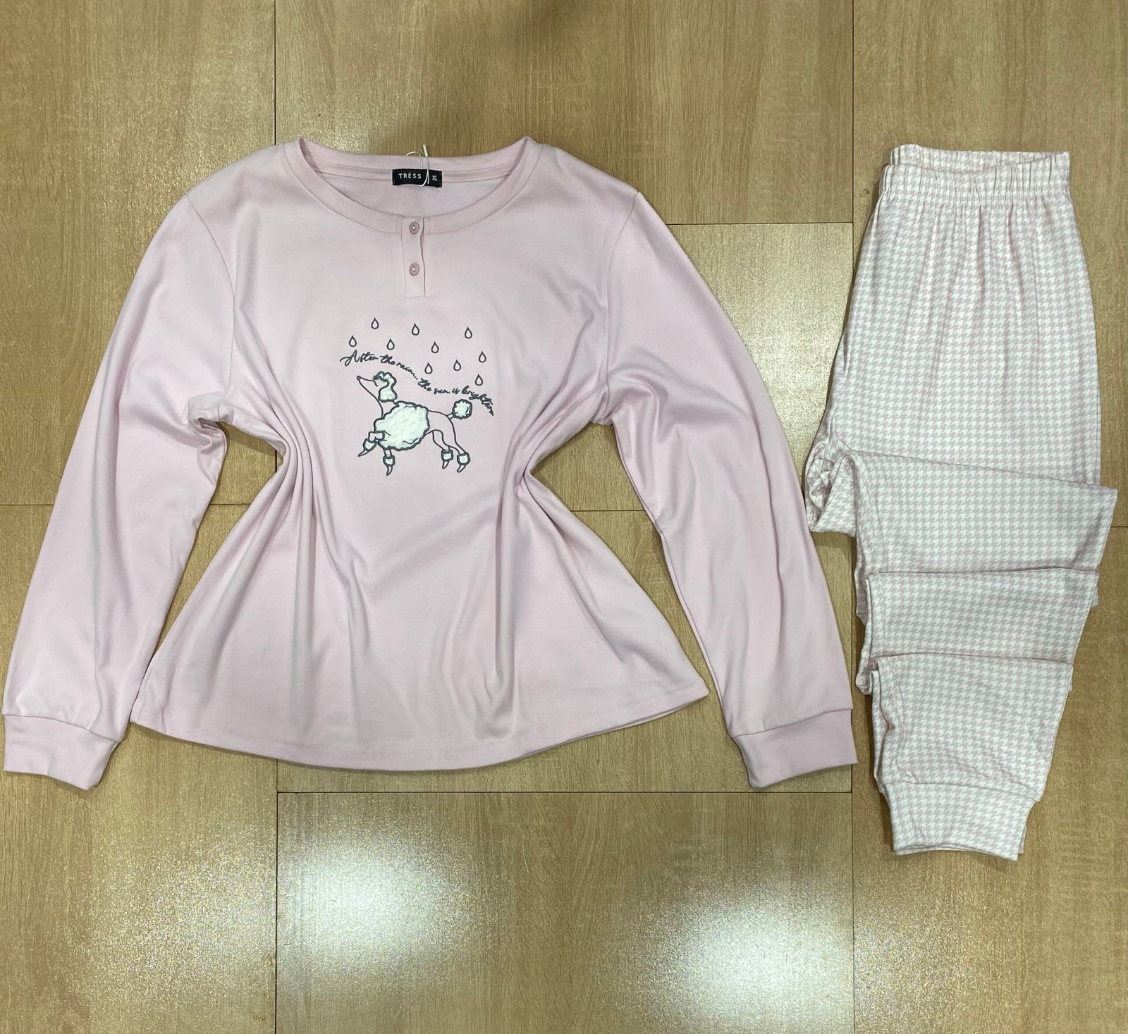 Pyjama Manche Longue ' Rose '