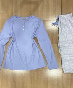 Pyjama Manche Longue ' Mauve '