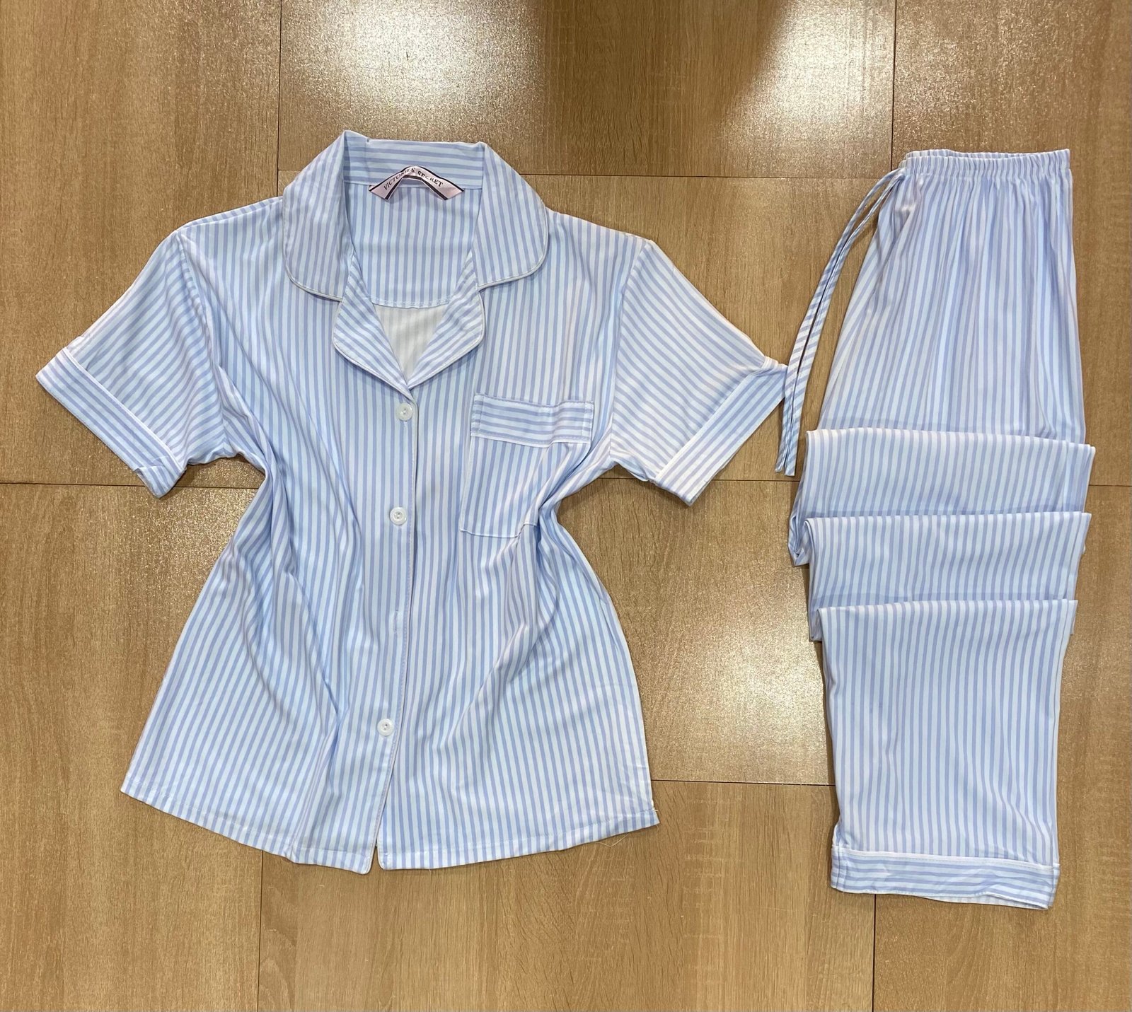 Pyjama Demi manche ' Bleu a rayure Victories '