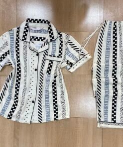 Pyjama Demi manche ' Beige Victories '