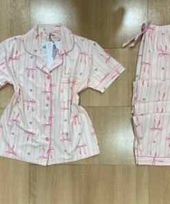 Pyjama Demi manche ' A Rayure Multi '