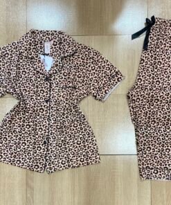 Pyjama Demi manche ' Léopard  '