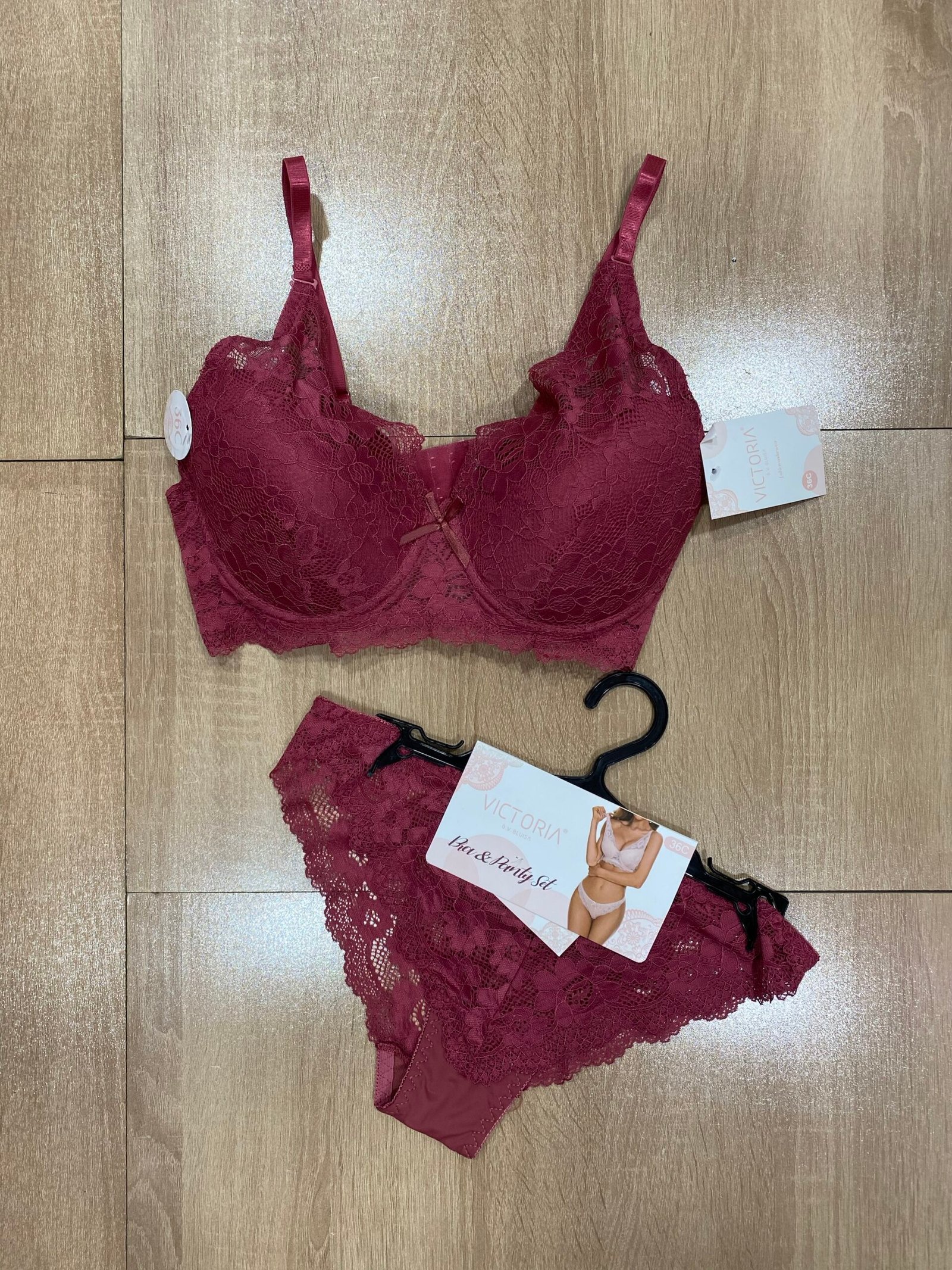 Ensemble 2 Pcs ' bordeaux '