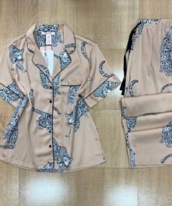 Pyjama Boutonnée ' Tigré ' demi manche