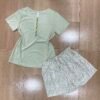 Pyjama Short ' Vert ' demi manche