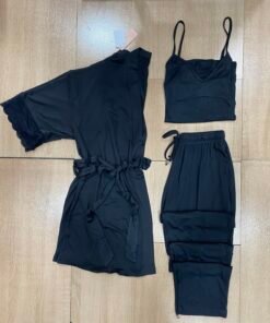 Pyjama 3 pièces ' Noir '