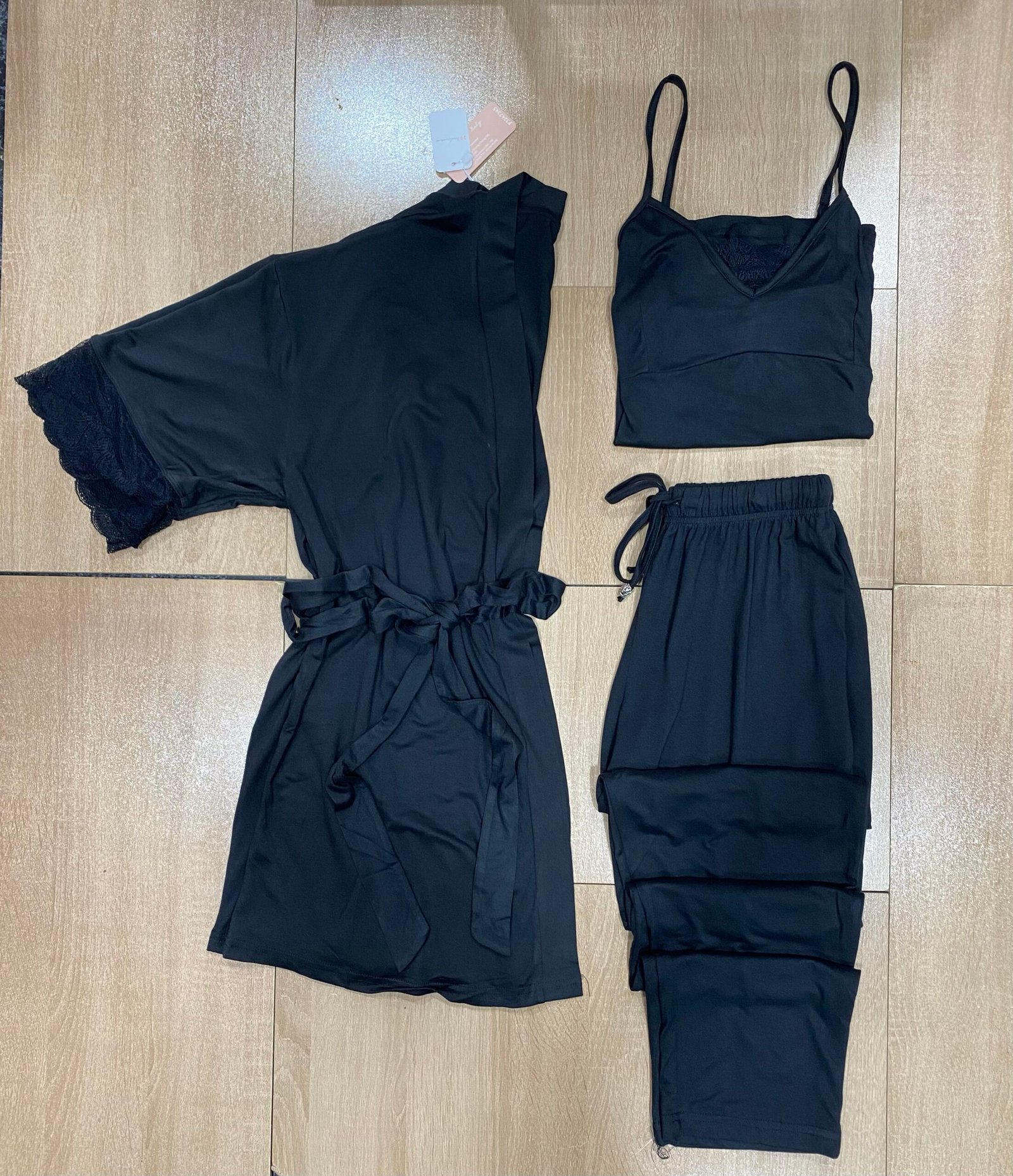 Pyjama 3 pièces ' Noir '