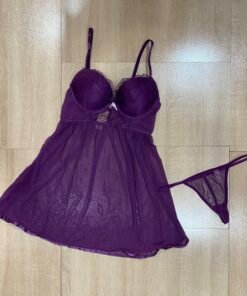 Nuisette + Bas H ' Violet '