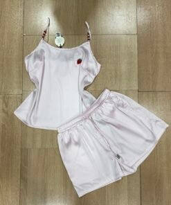 Bustier Short ‘ Rose ´ En satin