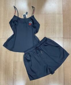 Bustier Short ‘ gris´ En satin