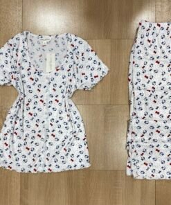 Pyjama Demi-manche ' Blanc Hello ketty '