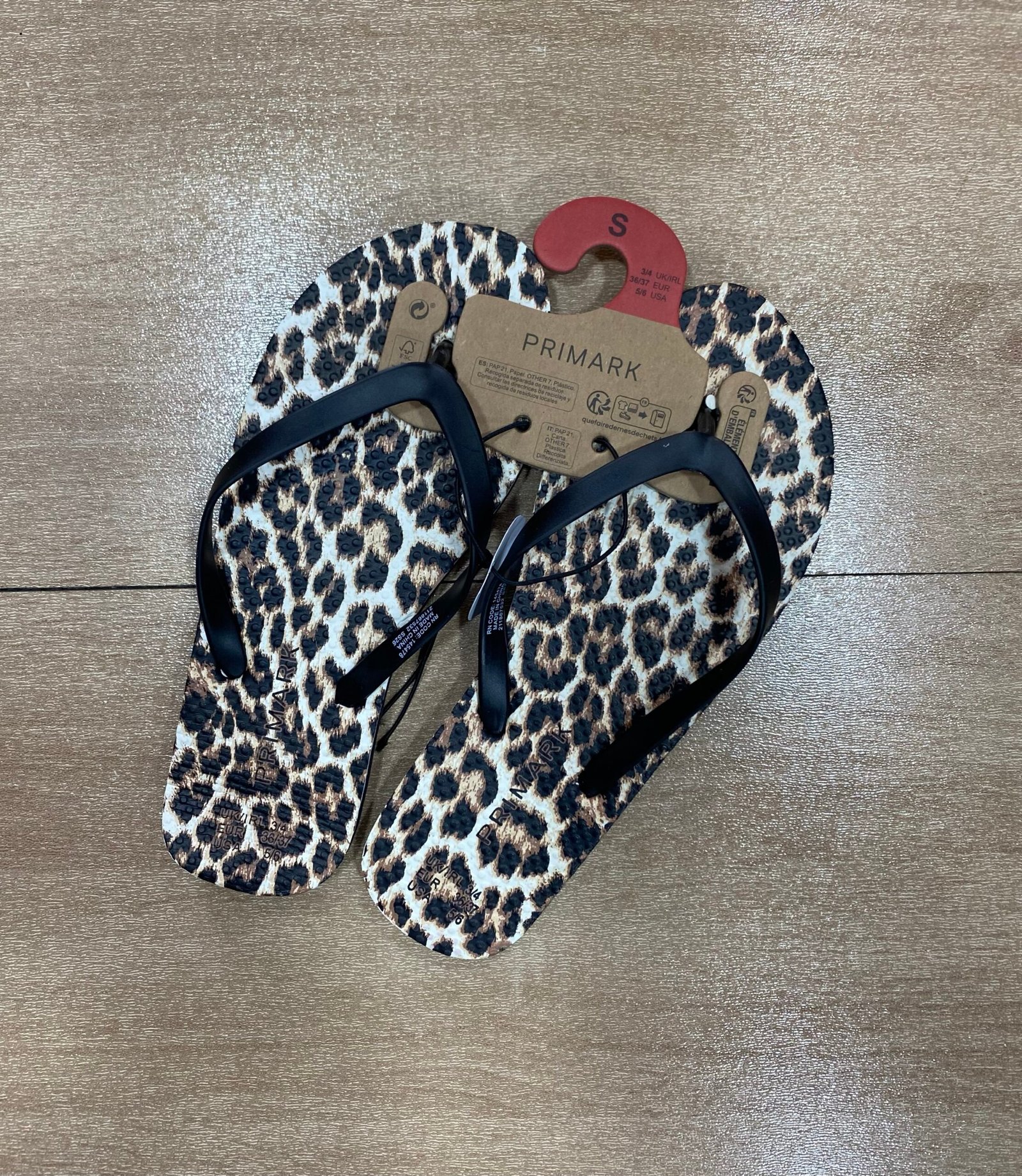 Tongs primark ´ Léopard´