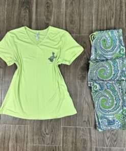 Pyjama Demi manche " Vert "