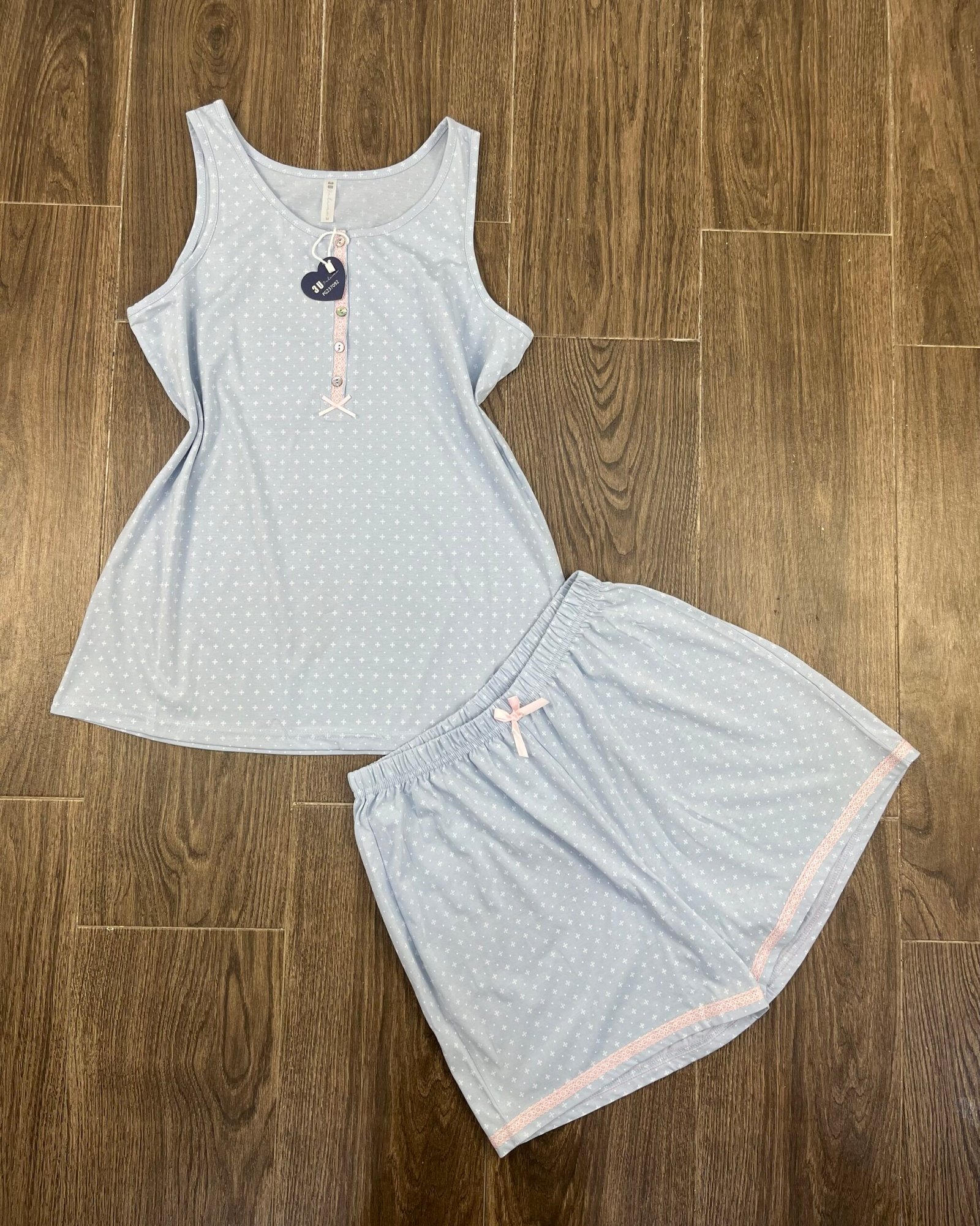 Débardeur -Short ‘ Bleu