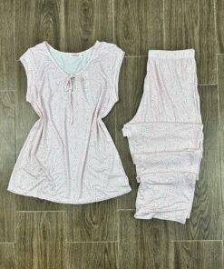 Pyjama demi manche " Rose "