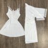 Nuisette Peignoir " Blanc "