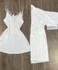 Nuisette Peignoir " Blanc "