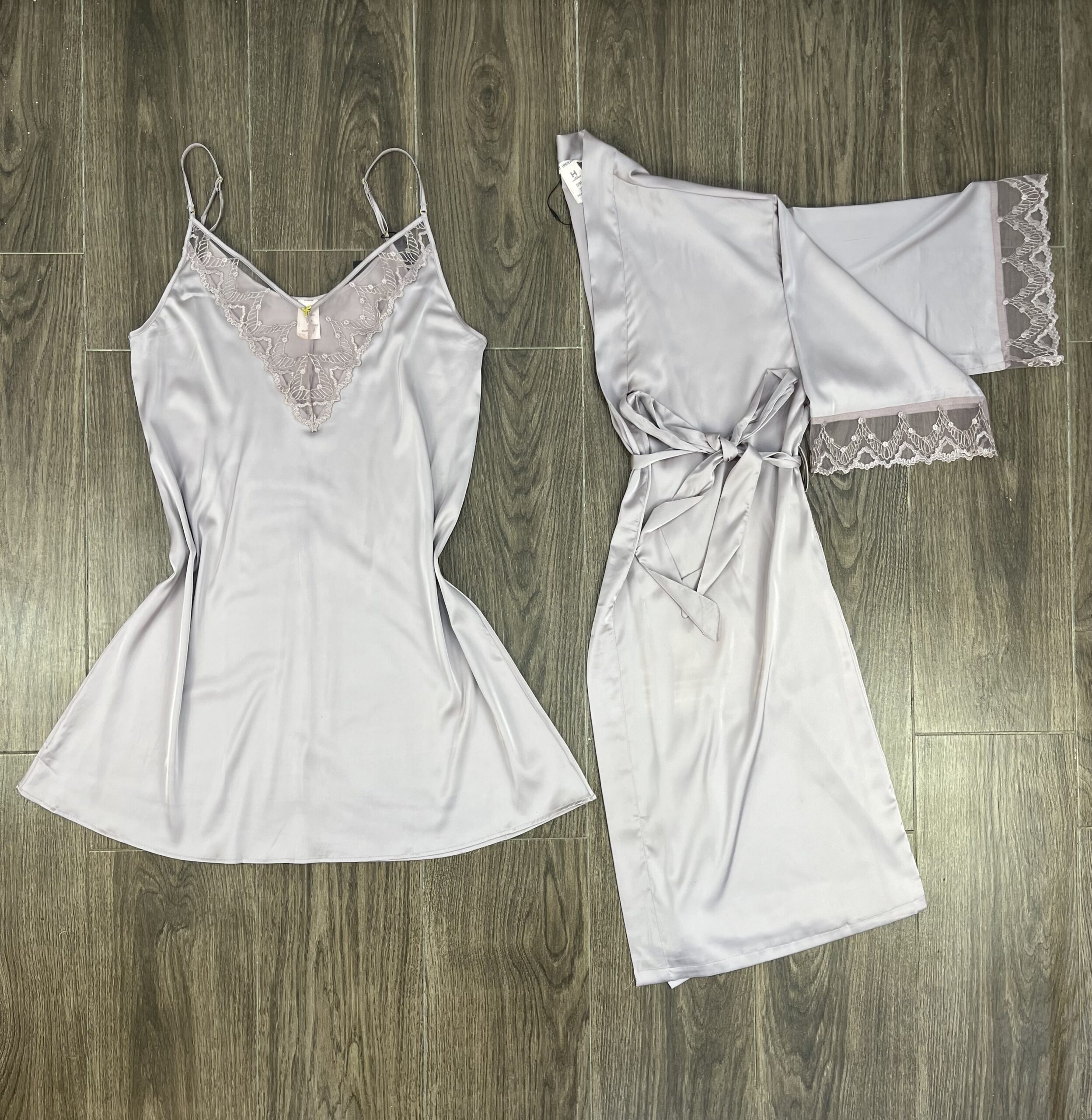 Nuisette Peignoir " Bois De Rose "
