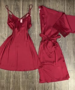 Nuisette Peignoir " Bordeaux "