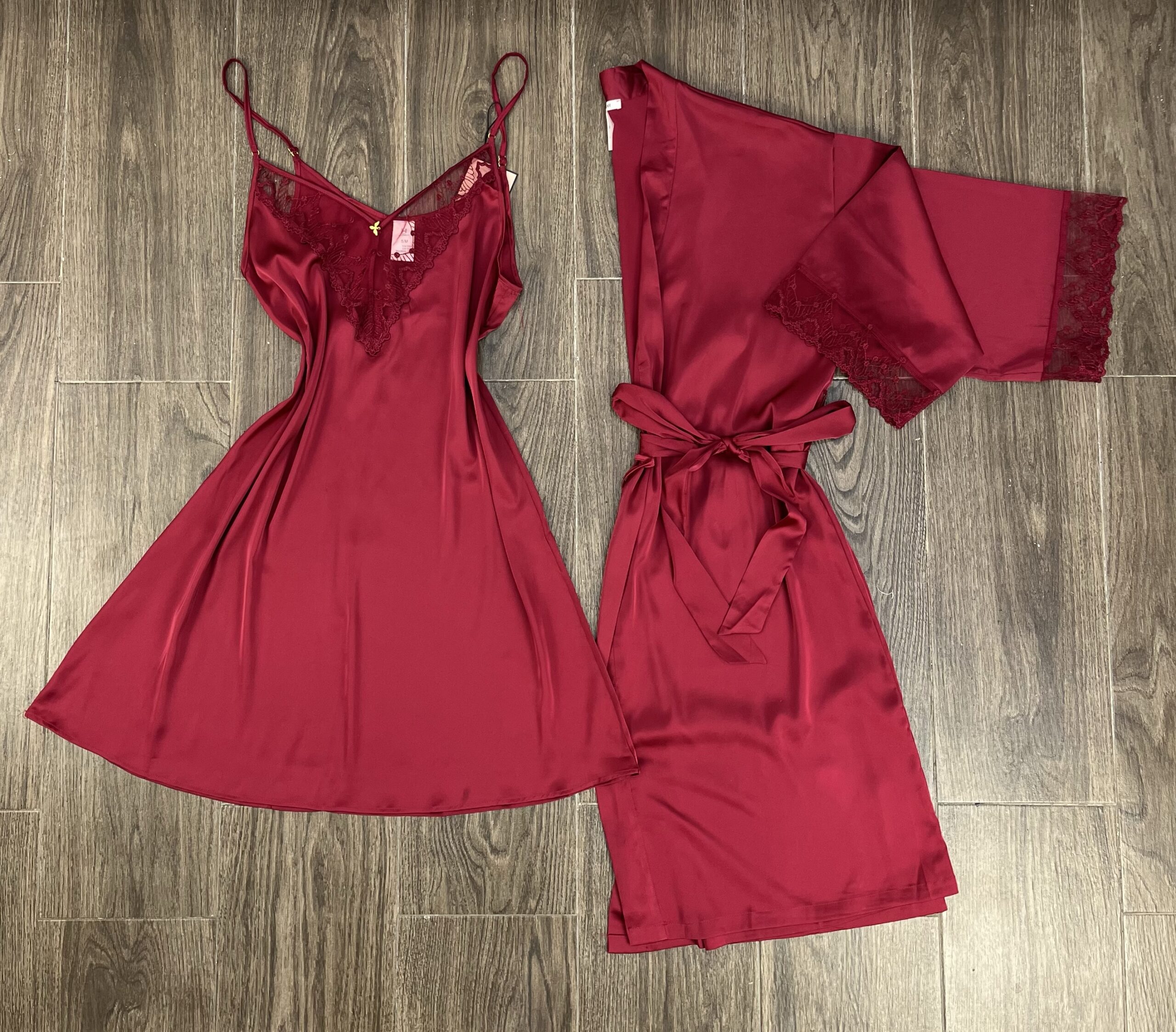 Nuisette Peignoir " Bordeaux "