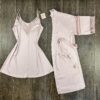 Nuisette Peignoir " Rose "