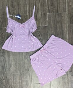 Bustier Short " Rose " en Cotton