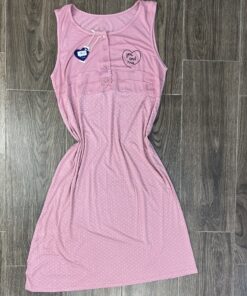 Chemise de nuit  décolleté " Rose "