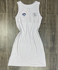Chemise de nuit  décolleté " Bois de rose "