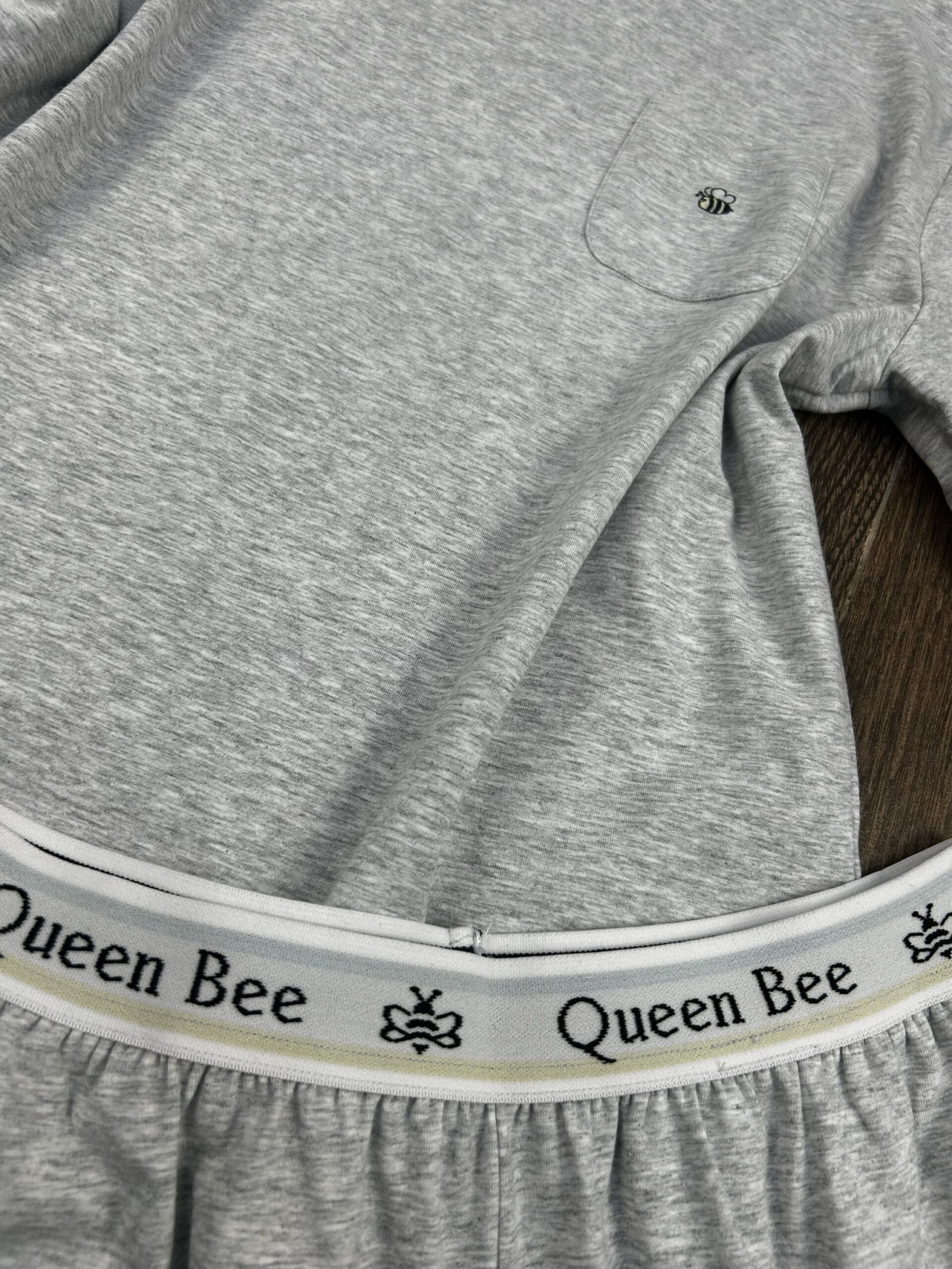 Pyjama Short " Gris " En Cotton – Image 2