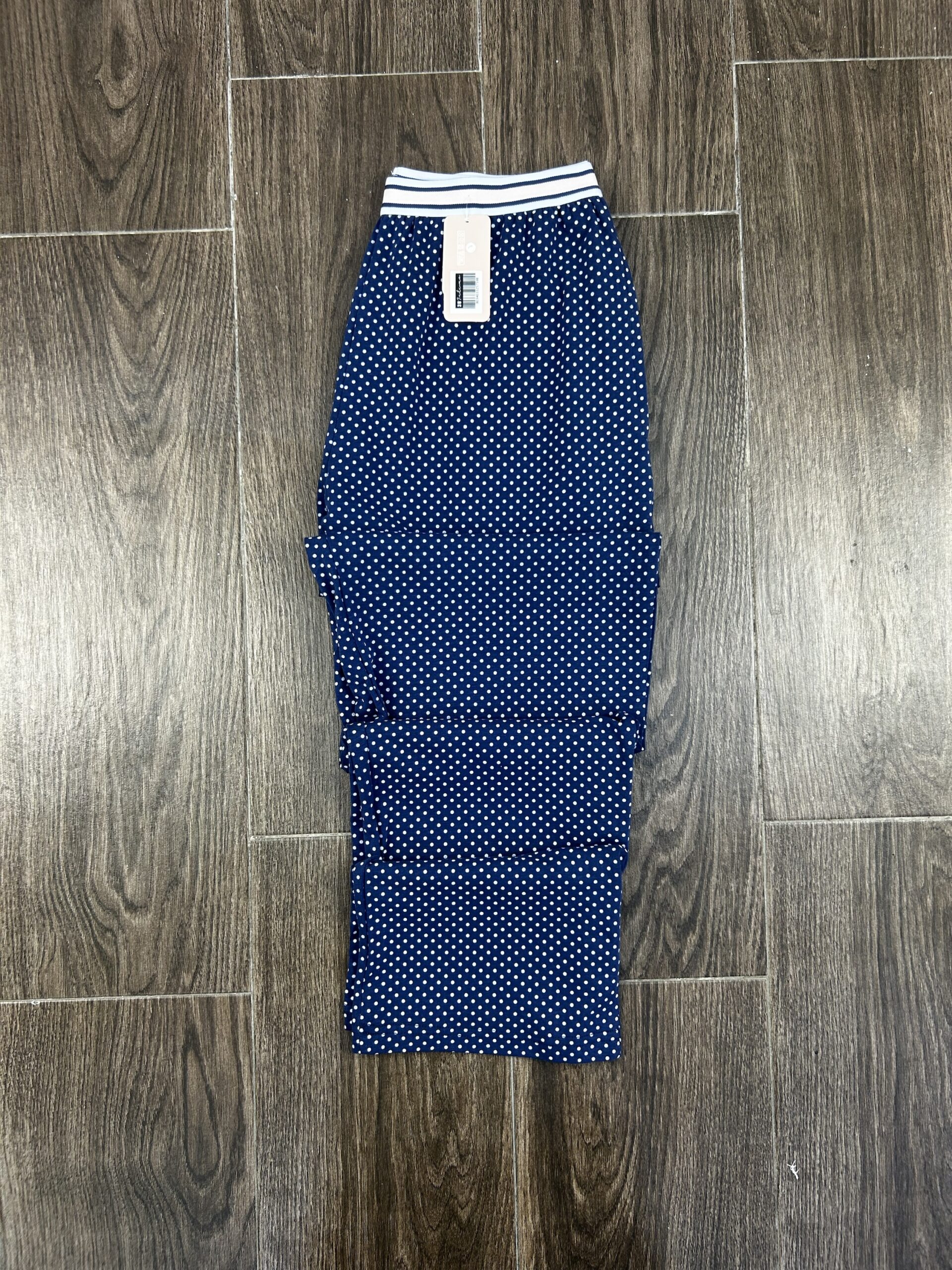 Pantalon Pyjama " Bleu a pois "