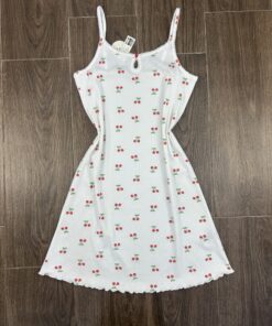 Nuisette en cotton " Blanc cerise  "