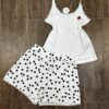 Short Bustier " Blanc "