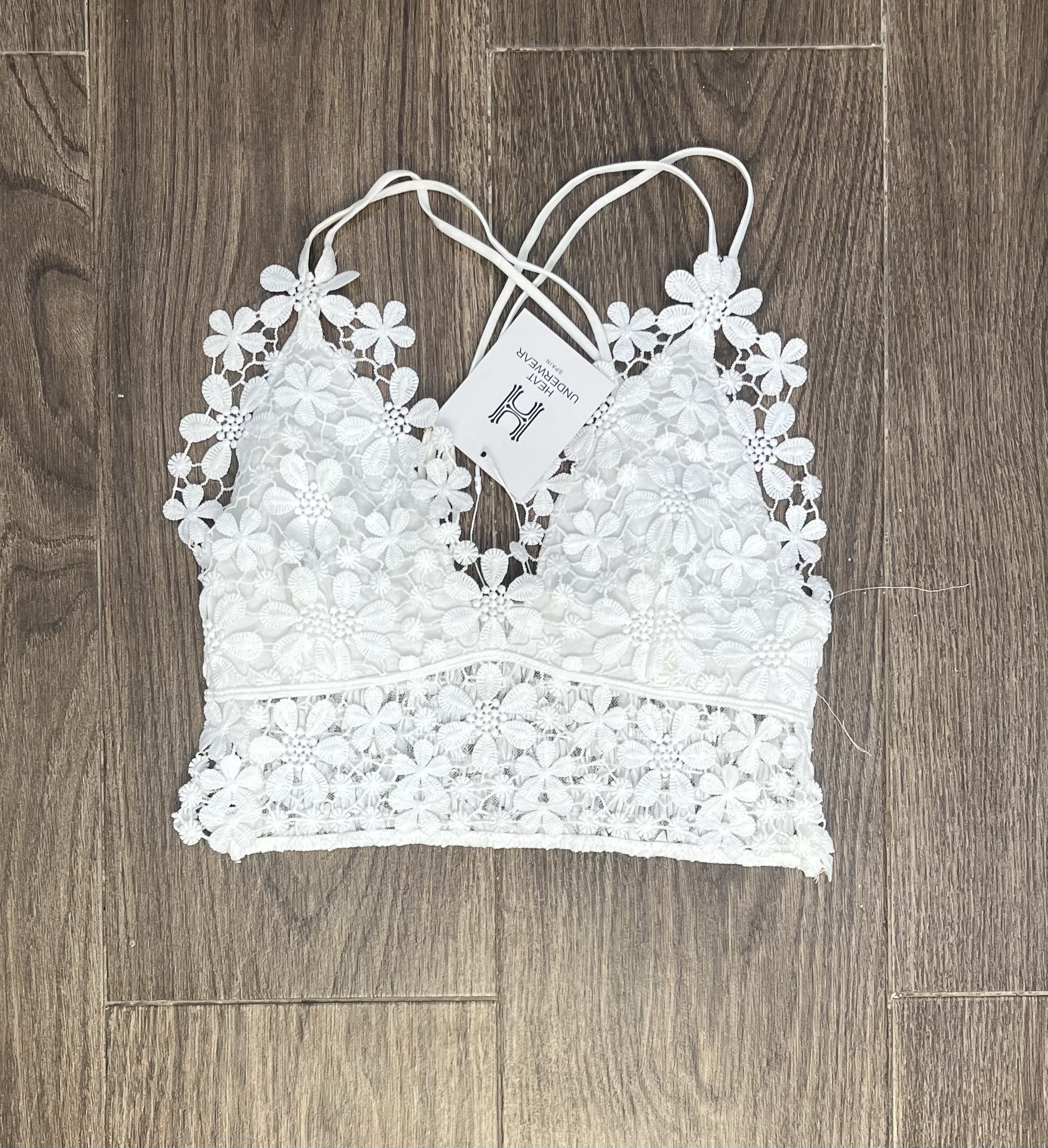 Caraco en dentelle " Blanc "